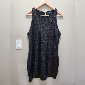 Dynamite Large Black Sequin Dress